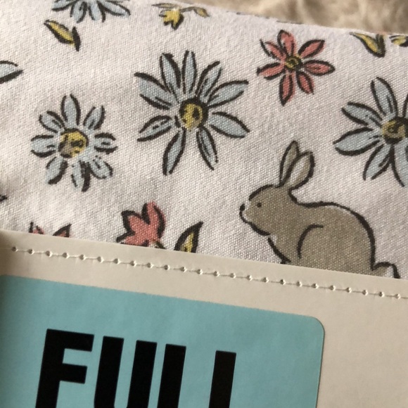 London Kaye Multicolor Floral Bunny Sheet Set - FULL - Picture 2 of 7
